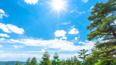 紫外線が降り注ぐ太陽