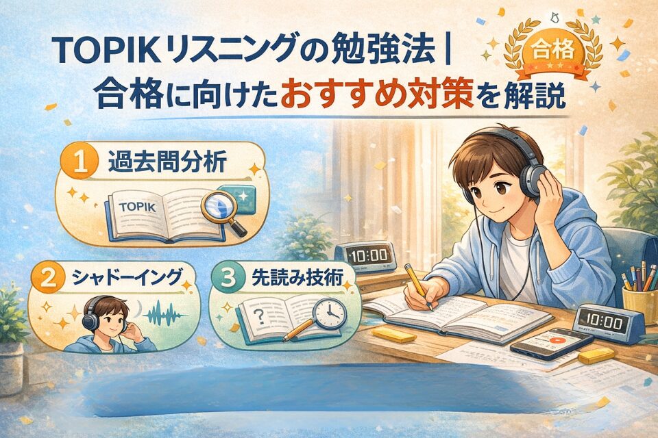 TOPIKのリスニング対策