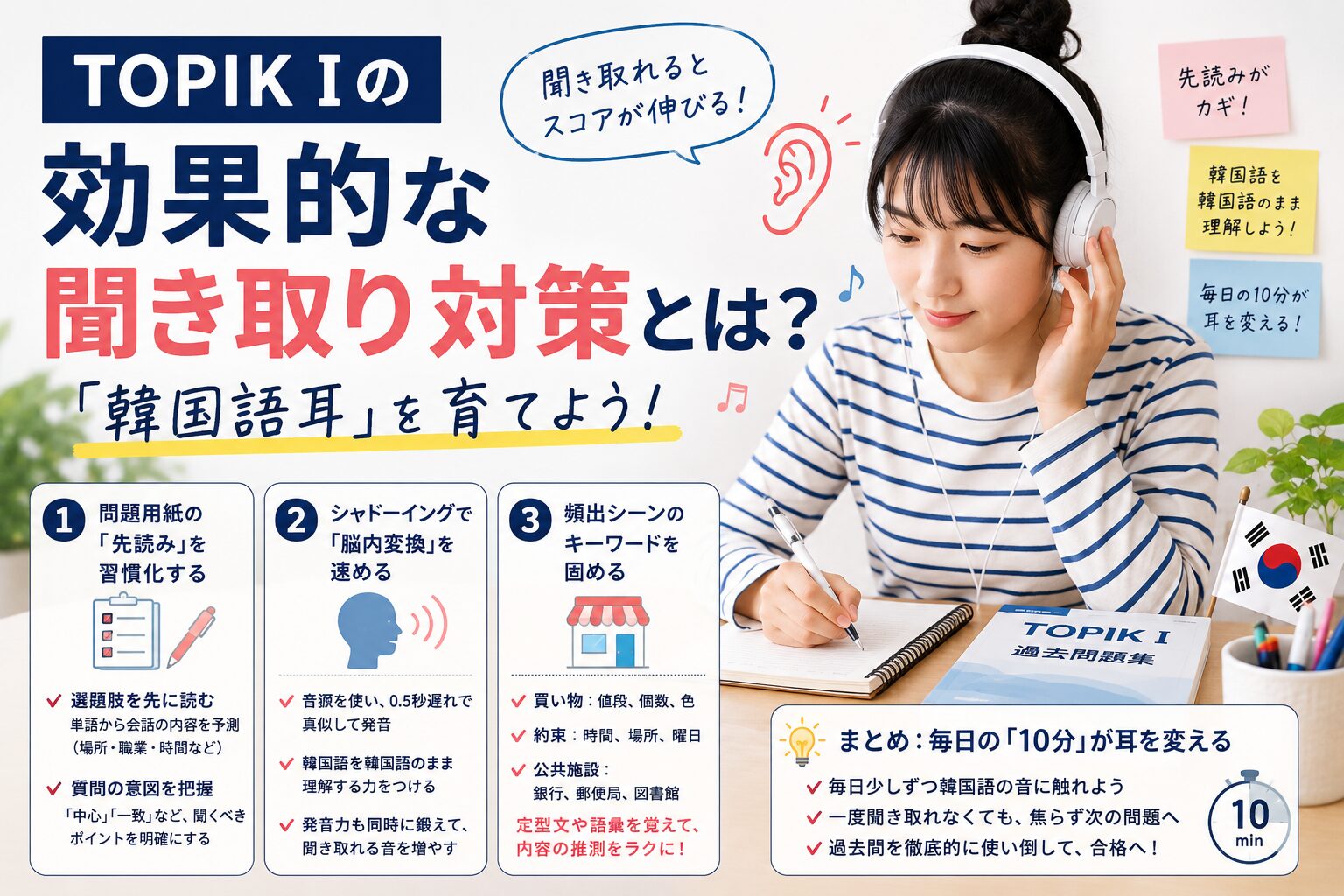 TOPIK I リスニング対策